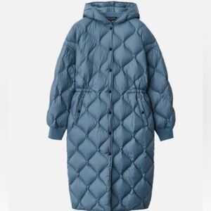 rag & bone $695 Coat Sz XS RUDY QUILTED LONG DOWN PUFFER
